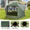 11.5 X 11.5 Ft Pop-up Screen House Tent With Portable Carrying Bag